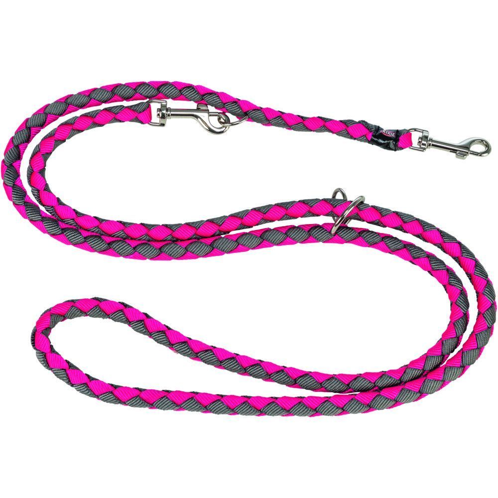Trixie Cavo повідець для собак L-XL - фуксія-графіт Trixie Cavo повідець для собак L-XL - фуксія-графіт
