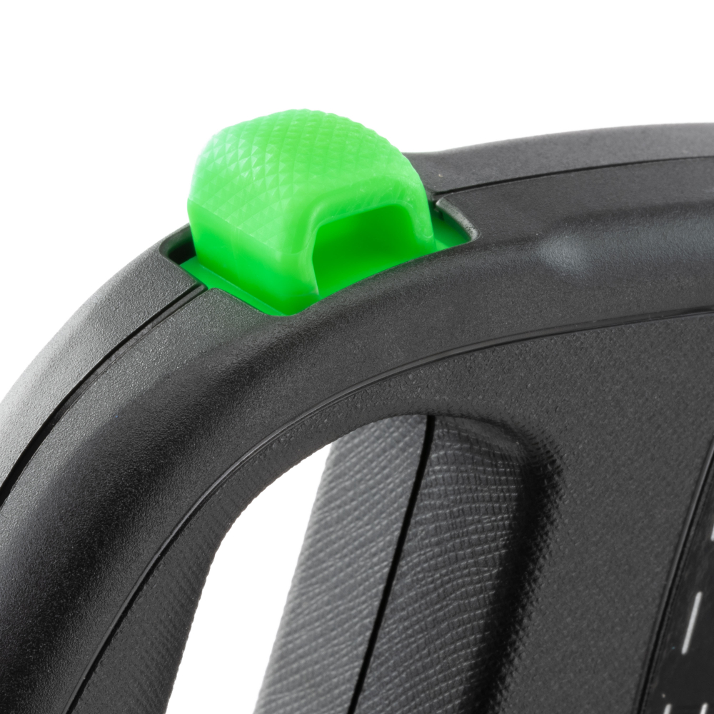 Поводок-рулетка для собак Ferplast Flippy One Reflex S – черно-зеленый Поводок-рулетка для собак Ferplast Flippy One Reflex S – черно-зеленый