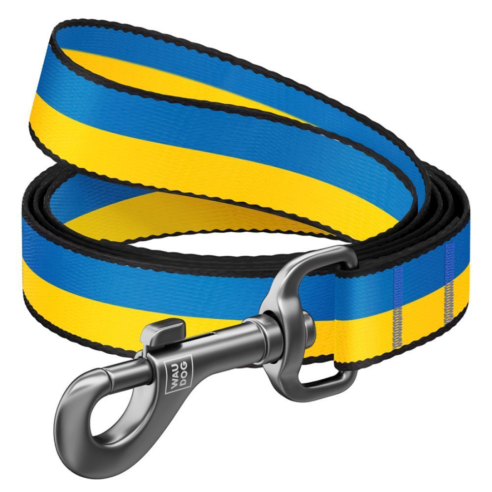 Повідець WAUDOG Nylon з малюнком «Colors of freedom» L-XXL, 122 см/25 мм Повідець WAUDOG Nylon з малюнком «Colors of freedom» L-XXL, 122 см/25 мм