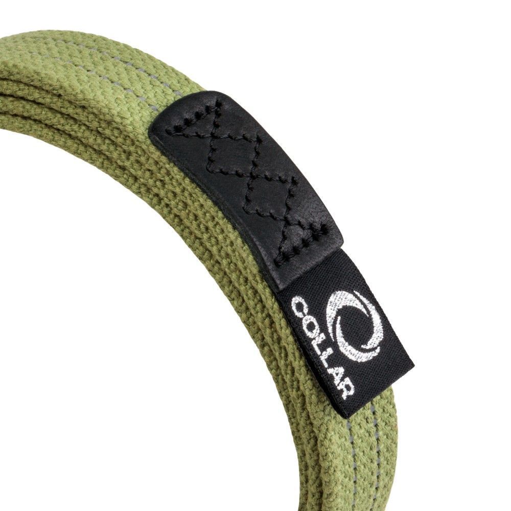 Повідець для собак COLLAR Брезент S - зелений Повідець для собак COLLAR Брезент S - зелений