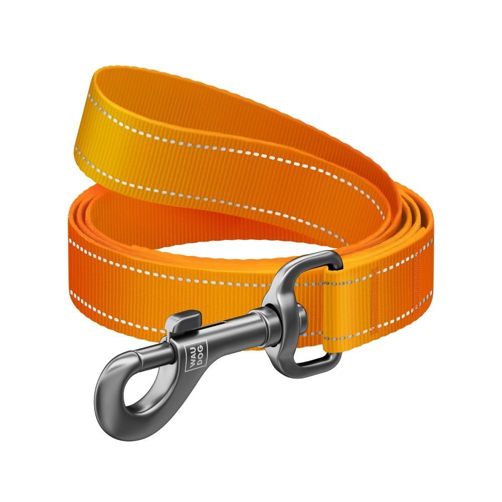 Повідець для собак Collar Waudog Nylon Mono S - помаранчевий Повідець для собак Collar Waudog Nylon Mono S - помаранчевий