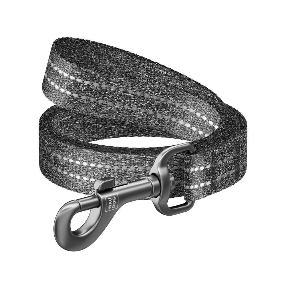 Повідець для собак Collar Waudog Re-cotton L-XXL - сірий Повідець для собак Collar Waudog Re-cotton L-XXL - сірий