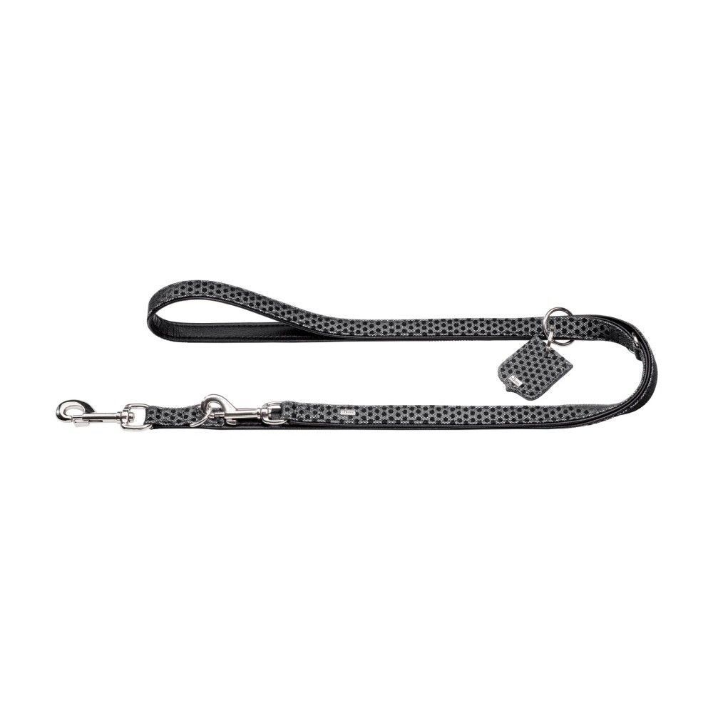 Hunter T-Leash Hella Reflec шкіряний повідець для собак 2 м х 1,5 см - чорний Hunter T-Leash Hella Reflec шкіряний повідець для собак 2 м х 1,5 см - чорний