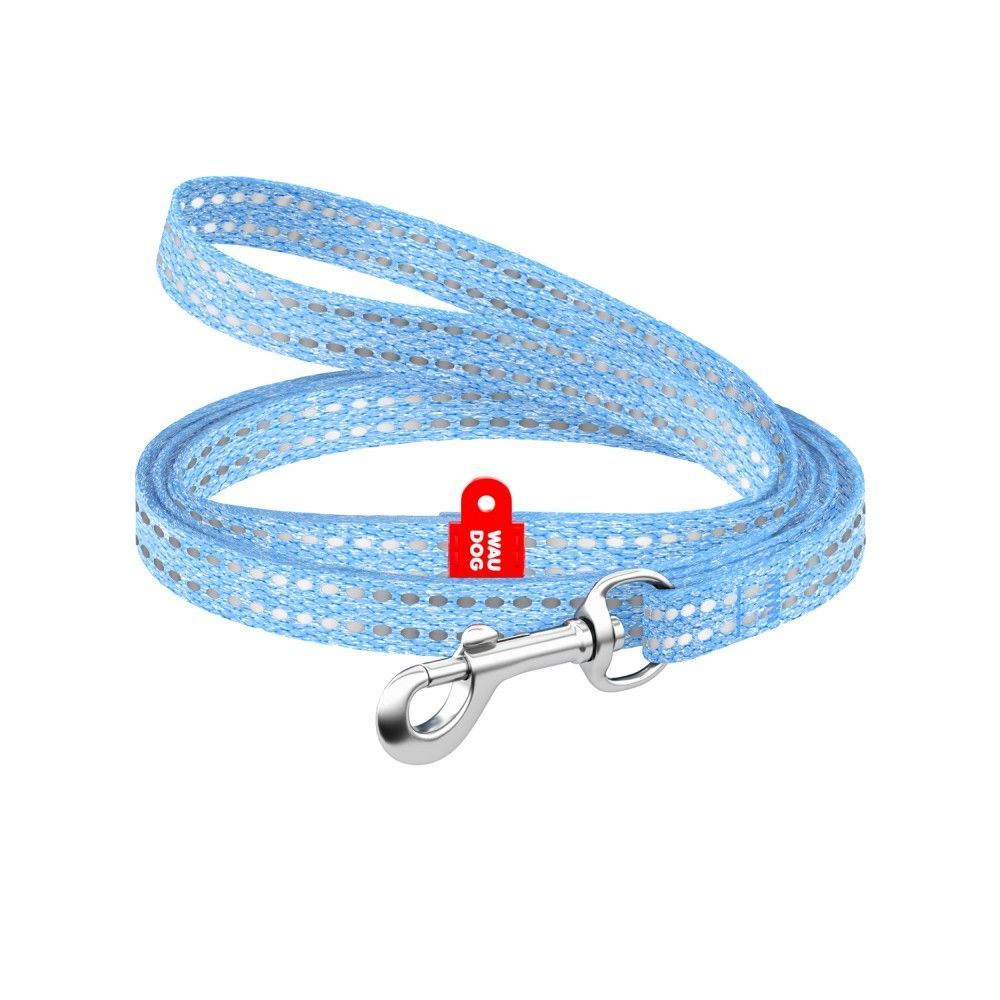 Повідець для собак та котів Collar Waudog Re-cotton XS - блакитний Повідець для собак та котів Collar Waudog Re-cotton XS - блакитний