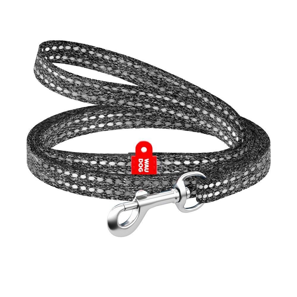 Повідець для собак COLLAR WAUDOG Світловідбиваючий XS - сірий Повідець для собак COLLAR WAUDOG Світловідбиваючий XS - сірий