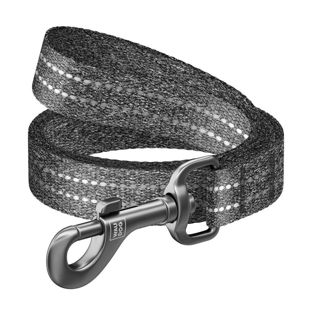 Повідець для собак COLLAR WAUDOG Світловідбиваючий S - сірий Повідець для собак COLLAR WAUDOG Світловідбиваючий S - сірий