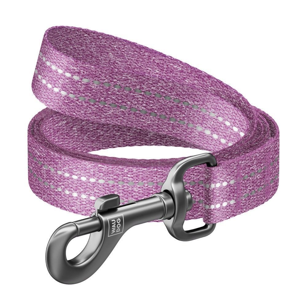 Повідець для собак COLLAR WAUDOG Світловідбиваючий S - фіолетовий Повідець для собак COLLAR WAUDOG Світловідбиваючий S - фіолетовий