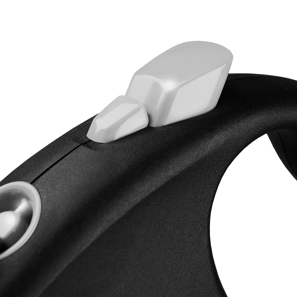Flexi Black Design повідець-рулетка для собак зі стрічкою 5 м S - чорний Flexi Black Design повідець-рулетка для собак зі стрічкою 5 м S - чорний