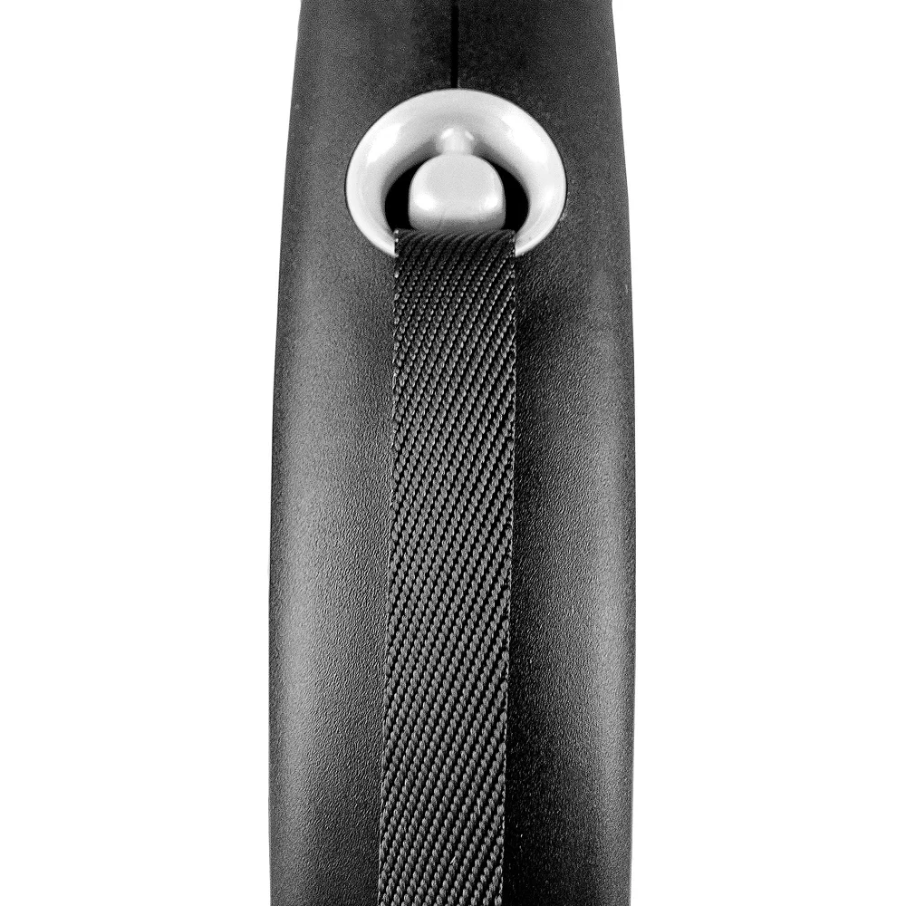 Flexi Black Design повідець-рулетка для собак зі стрічкою 5 м S - чорний Flexi Black Design повідець-рулетка для собак зі стрічкою 5 м S - чорний