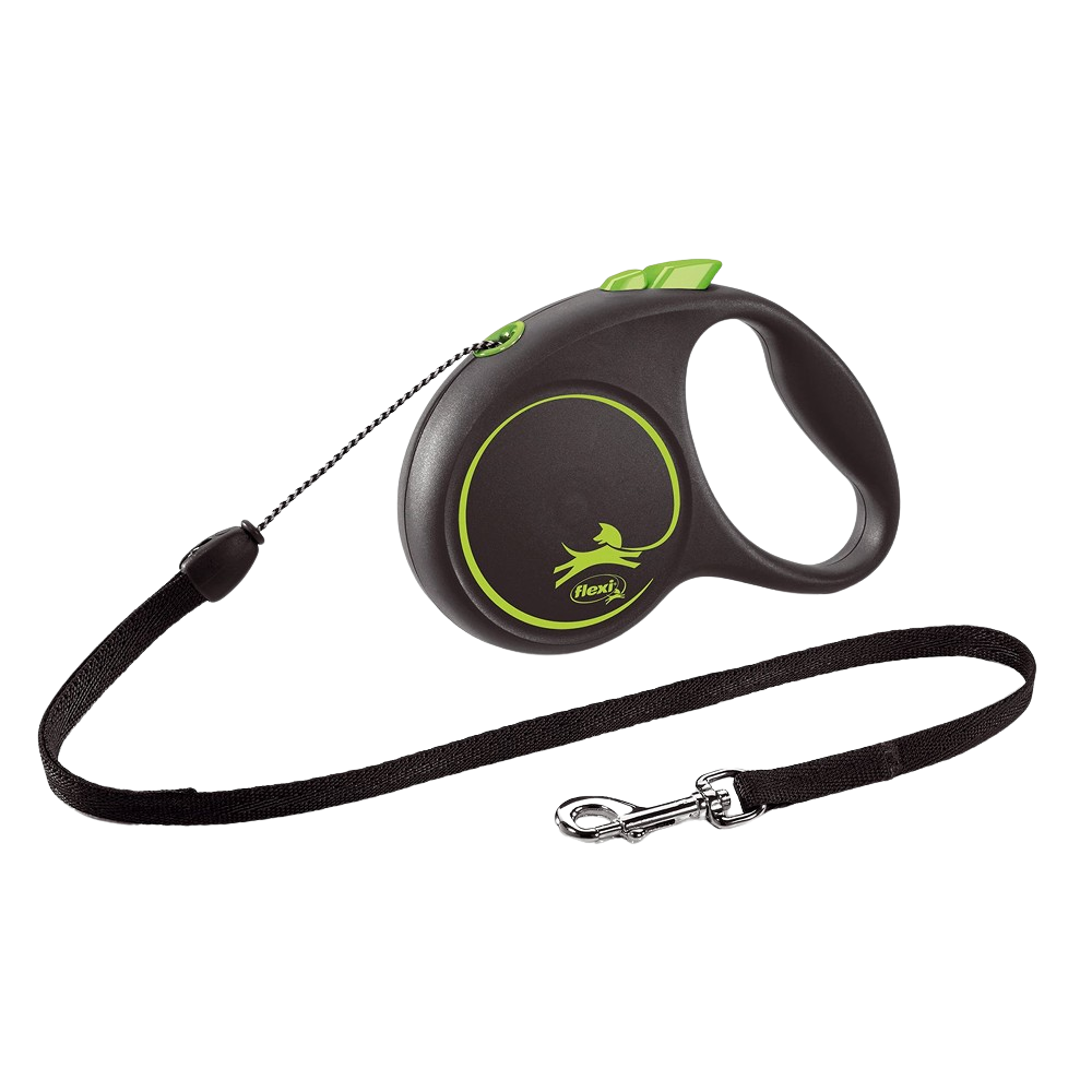 Flexi Black Design поводок-рулетка для собак с тросом 5 м S - зеленый Flexi Black Design поводок-рулетка для собак с тросом 5 м S - зеленый