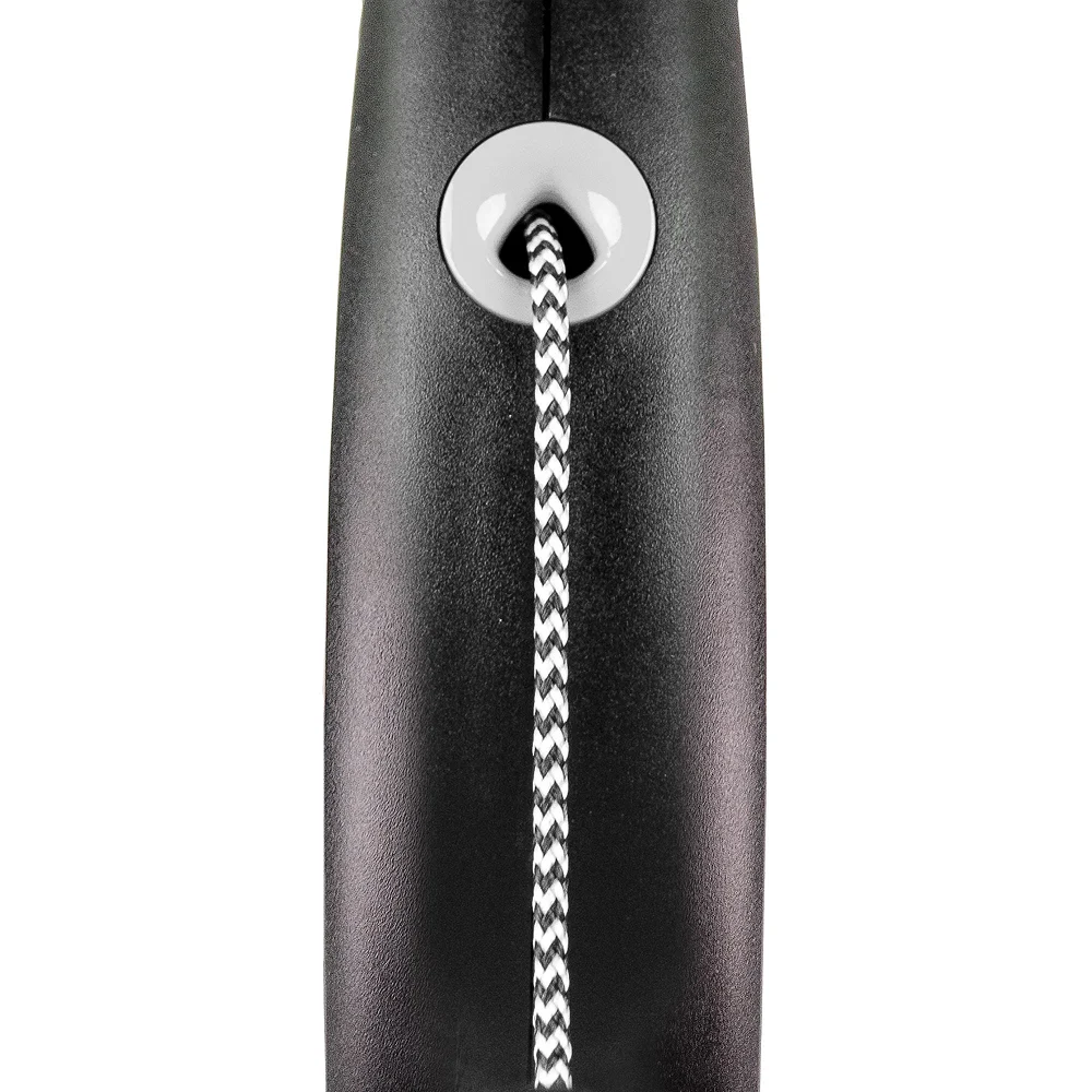 Flexi Black Design поводок-рулетка для собак с тросом 3 м XS - черный Flexi Black Design поводок-рулетка для собак с тросом 3 м XS - черный