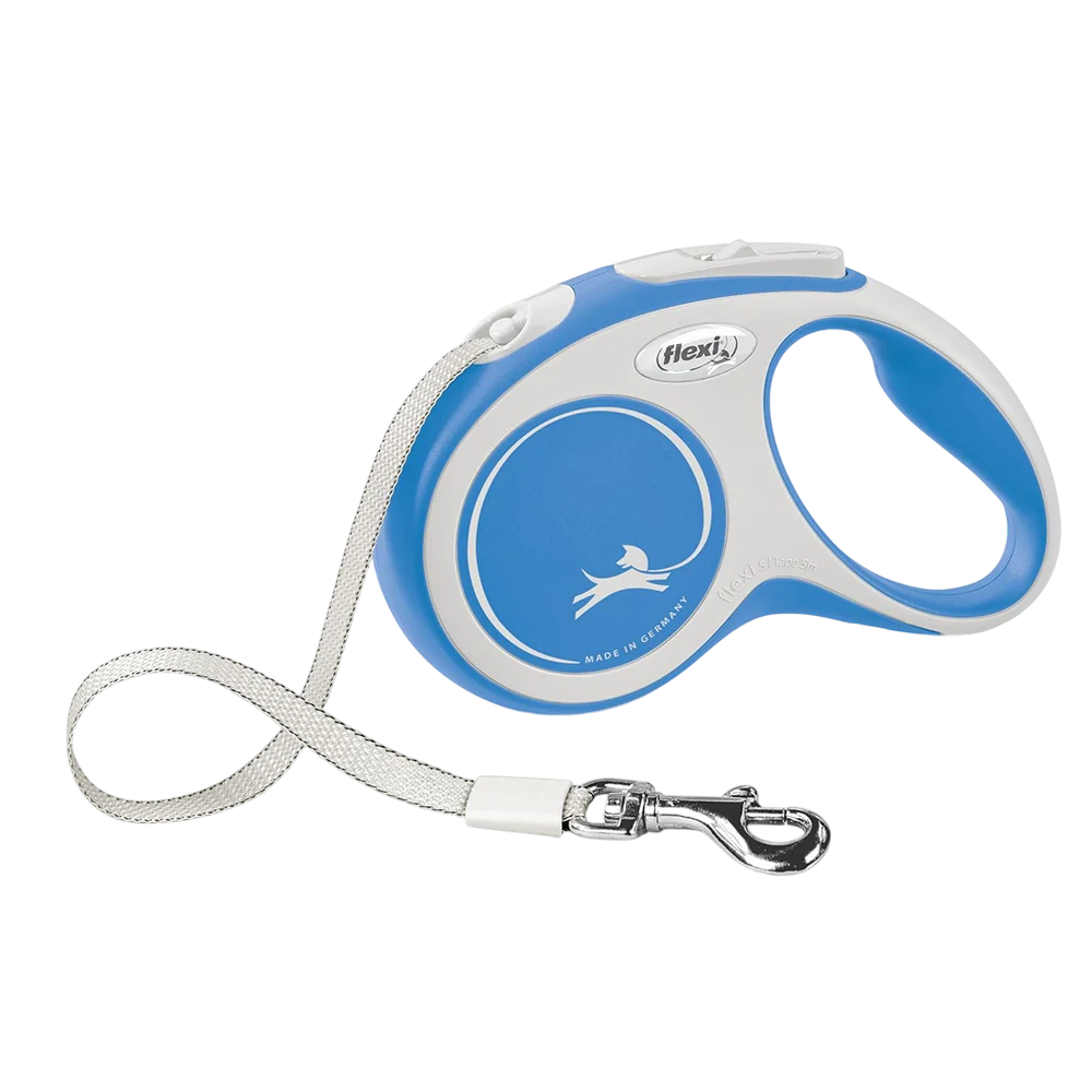 Flexi New Comfort повідець-рулетка для собак зі стрічкою 3 м XS - синій Flexi New Comfort повідець-рулетка для собак зі стрічкою 3 м XS - синій