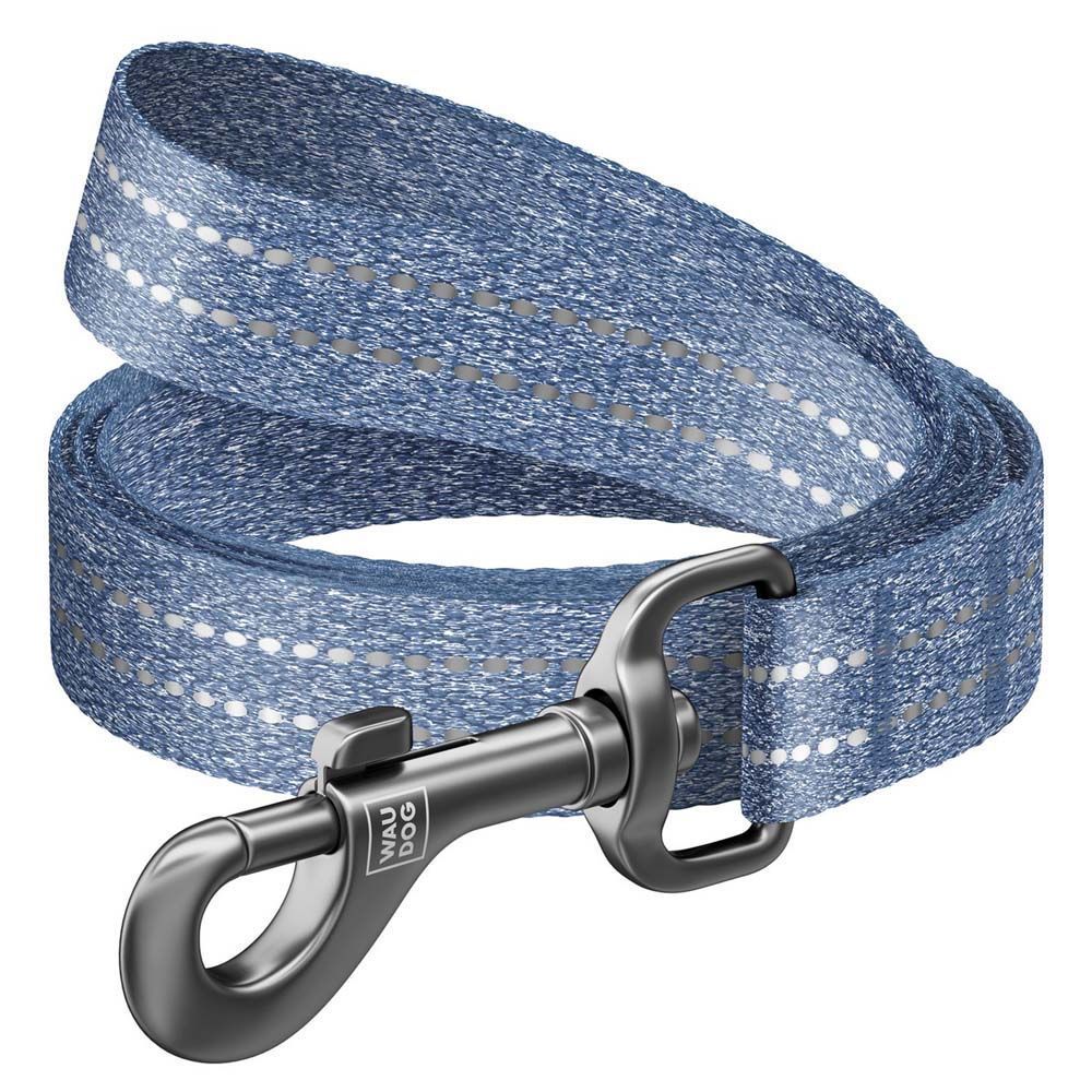Повідець світловідбивний Collar WAUDOG Re-cotton 2 м/20 мм (синій) Повідець світловідбивний Collar WAUDOG Re-cotton 2 м/20 мм (синій)