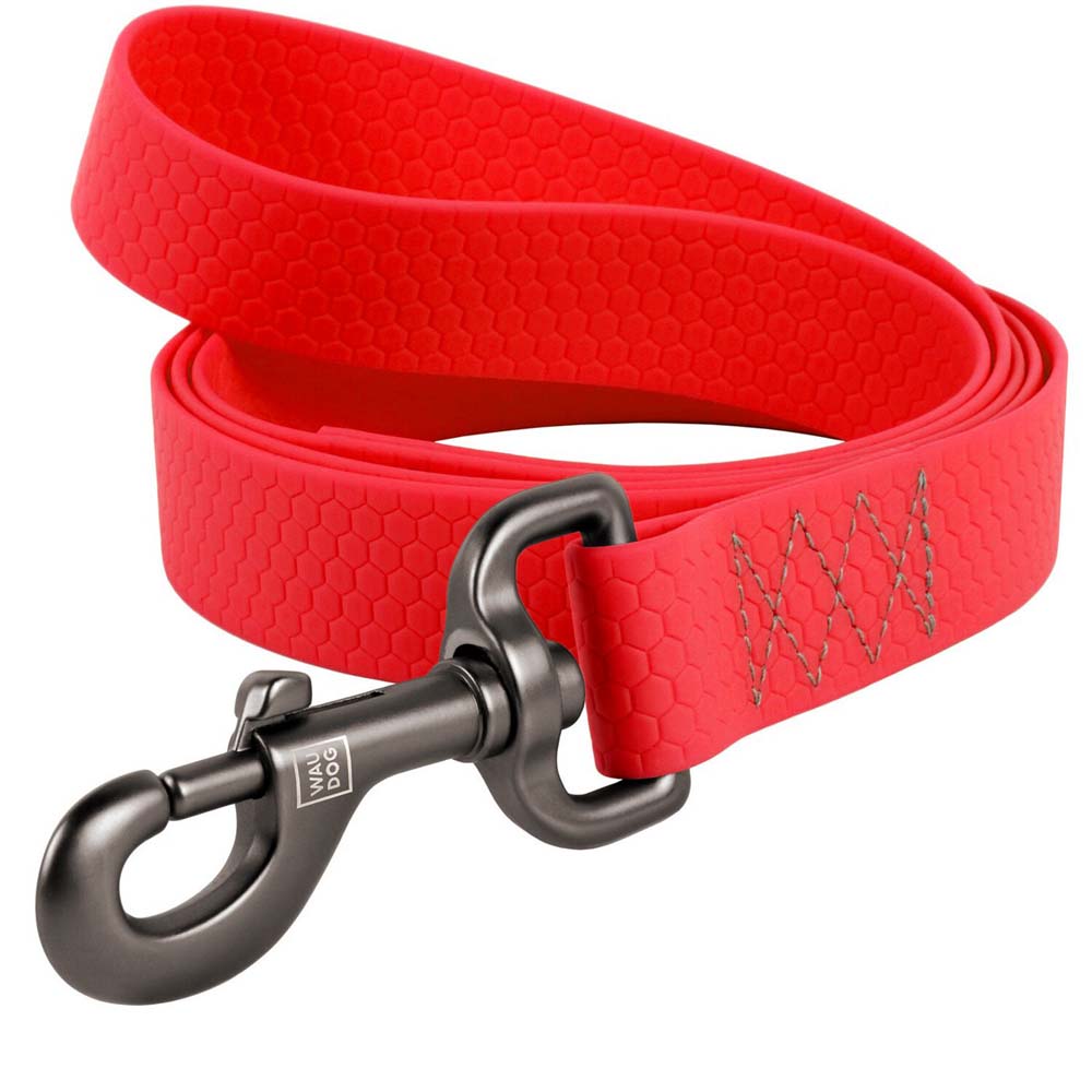 Поводок водостойкий Collar WAUDOG Waterproof 1,22 м/20 мм (красный)