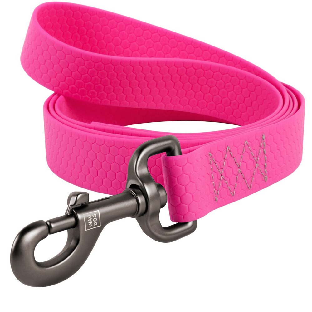 Поводок водостойкий Collar WAUDOG Waterproof 1,83 м/25 мм (розовый)
