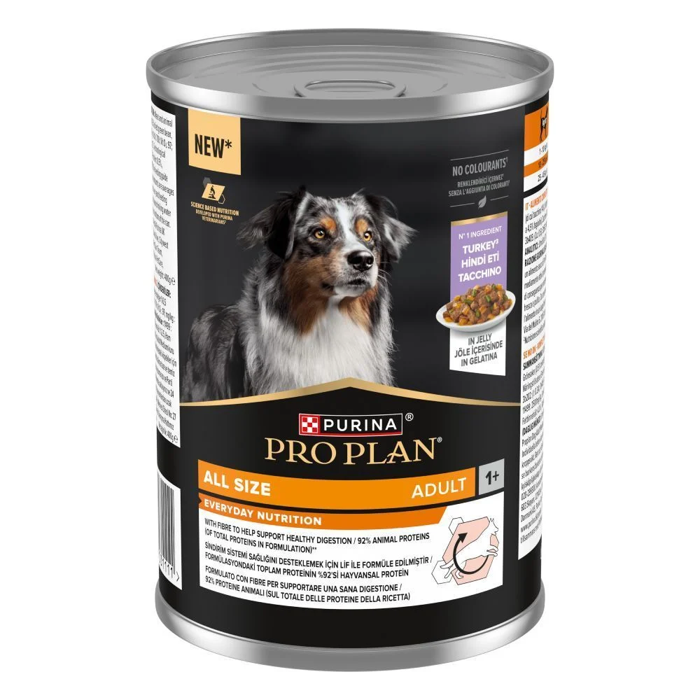 Вологий корм для собак Pro Plan All Size Adult Everyday Nutrition 400 г - індичка