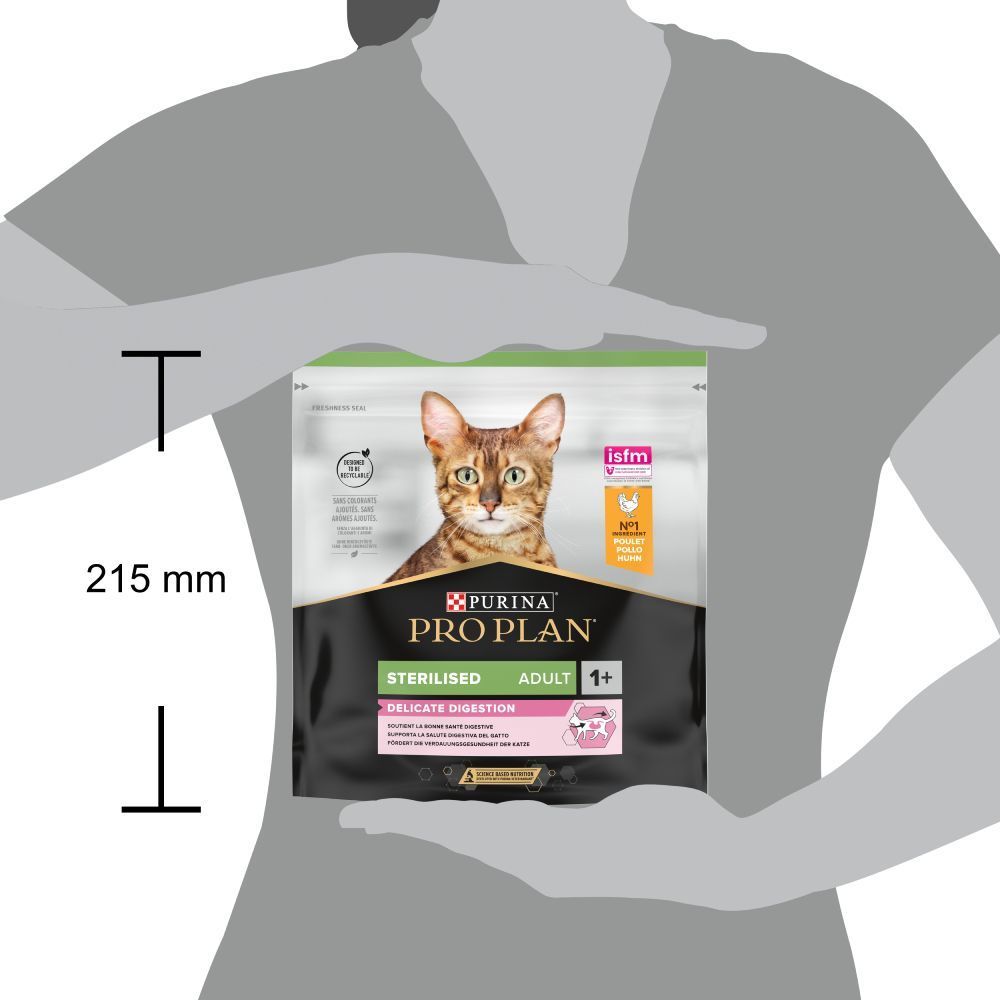 Сухой корм для кошек Pro Plan Sterilised Adult Delicate Digestion 400 г - курица Сухой корм для кошек Pro Plan Sterilised Adult Delicate Digestion 400 г - курица