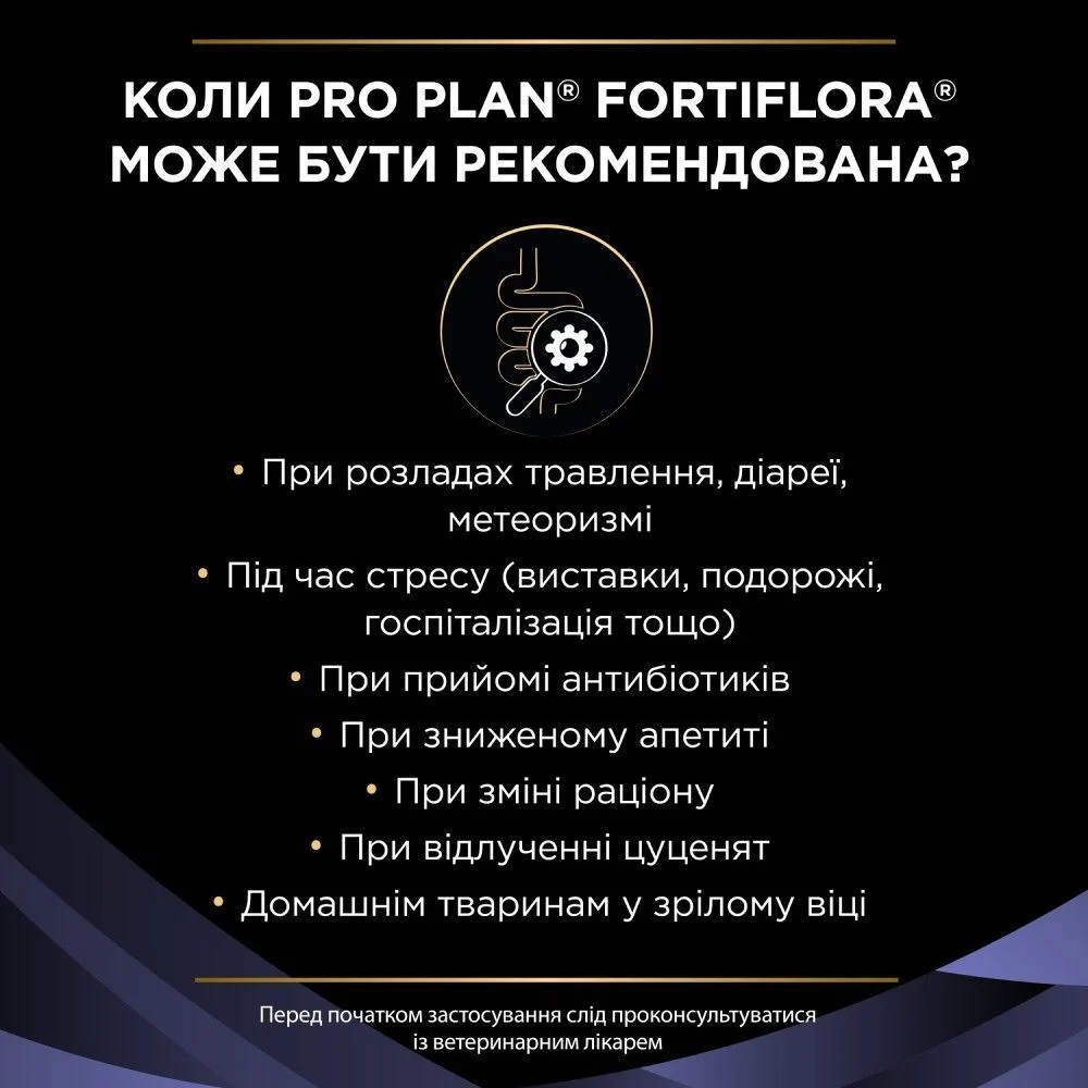 Пробіотик для собак ProPlan Fortiflora 1 шт Пробіотик для собак ProPlan Fortiflora 1 шт