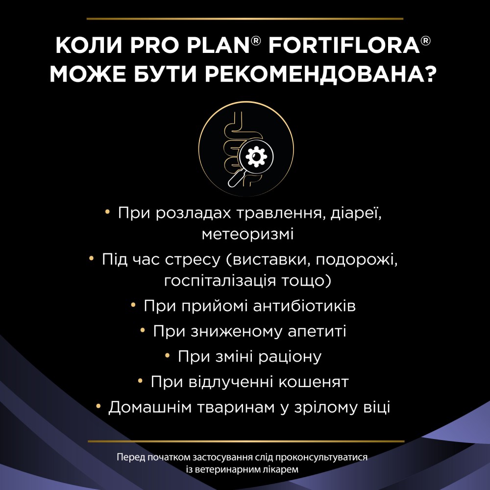 Pro Plan FortiFlora Feline Probiotic пробіотик для котів 1 шт