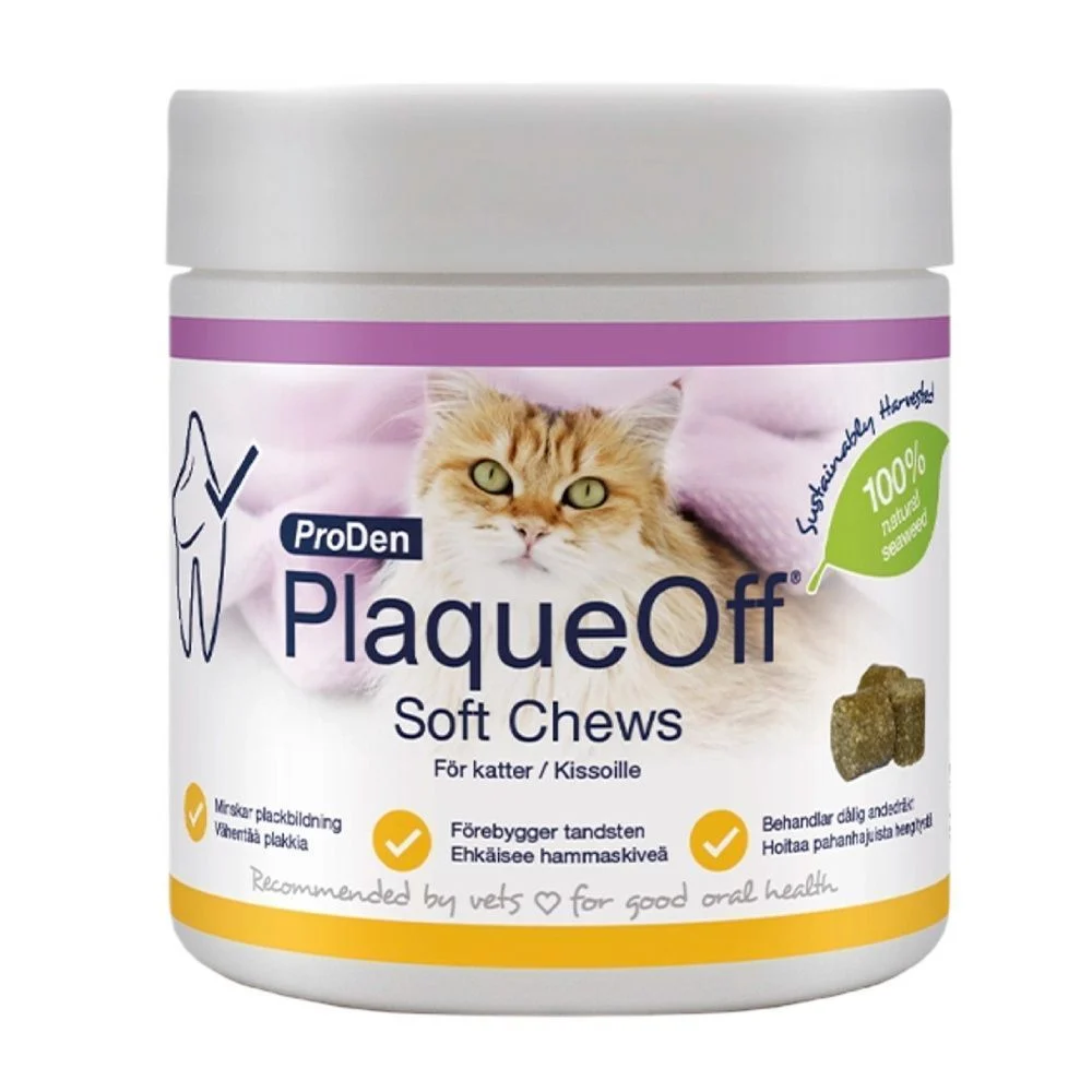 Лакомства для кошек ProDen PlaqueOff Soft Chews 90 г Лакомства для кошек ProDen PlaqueOff Soft Chews 90 г
