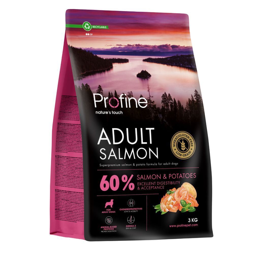 Сухий корм для собак Profine Adult 3 кг - лосось та картопля Сухий корм для собак Profine Adult 3 кг - лосось та картопля