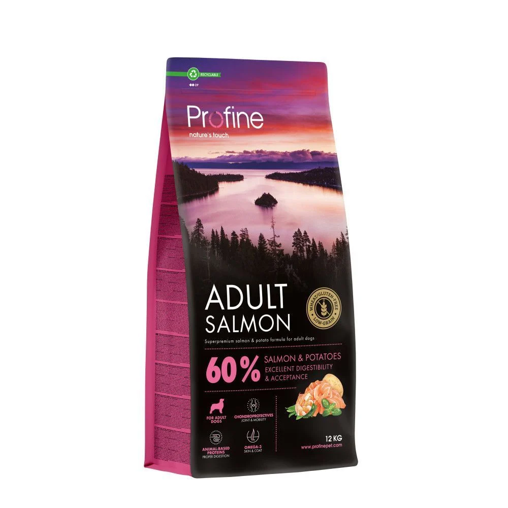 Сухий корм для собак Profine Adult 12 кг - лосось та картопля Сухий корм для собак Profine Adult 12 кг - лосось та картопля