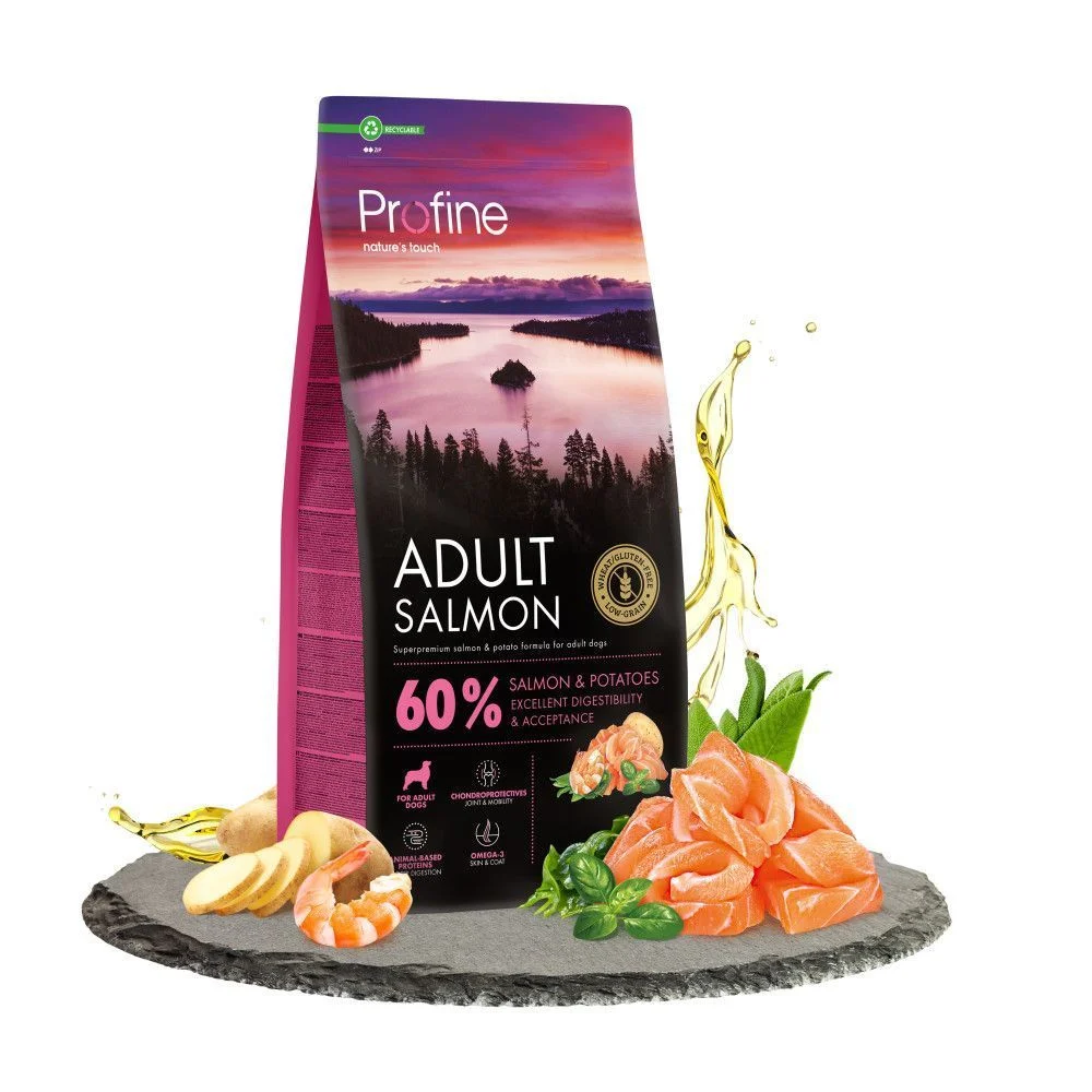 Сухий корм для собак Profine Adult 12 кг - лосось та картопля Сухий корм для собак Profine Adult 12 кг - лосось та картопля
