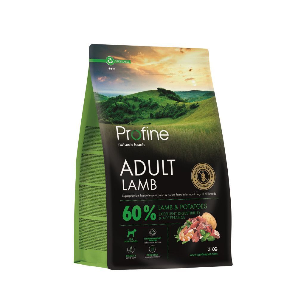 Сухий корм для собак Profine Adult 3 кг - ягня та картопля Сухий корм для собак Profine Adult 3 кг - ягня та картопля