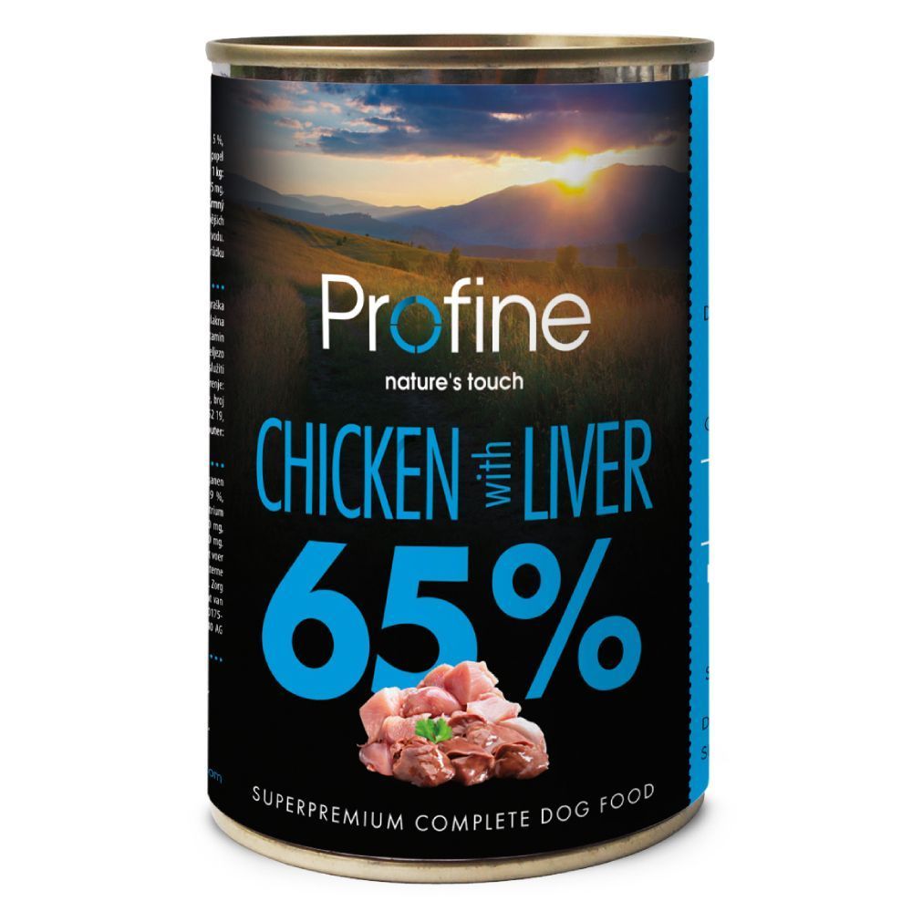 Вологий корм для собак Profine 400 г - курка та печінка Вологий корм для собак Profine 400 г - курка та печінка