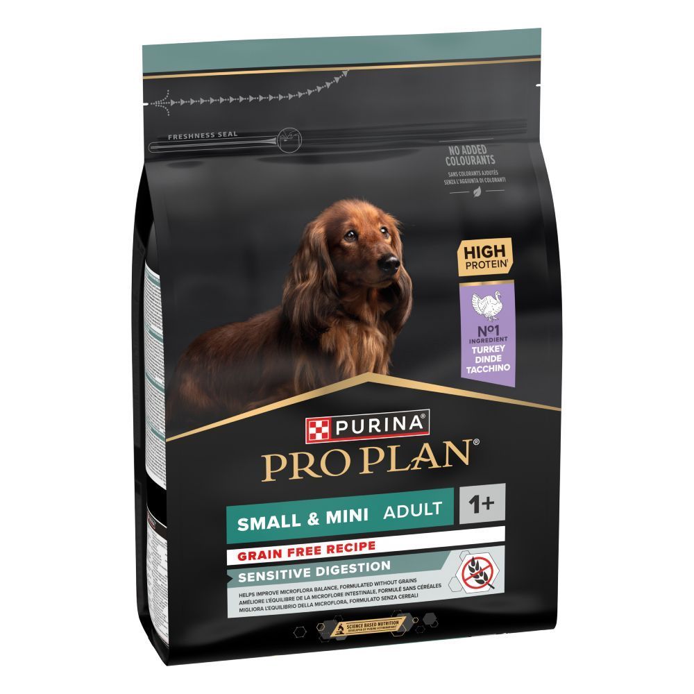 Cухий корм для собак Pro Plan Small & Mini Adult Sensitive Digestion 2,5 кг - індичка