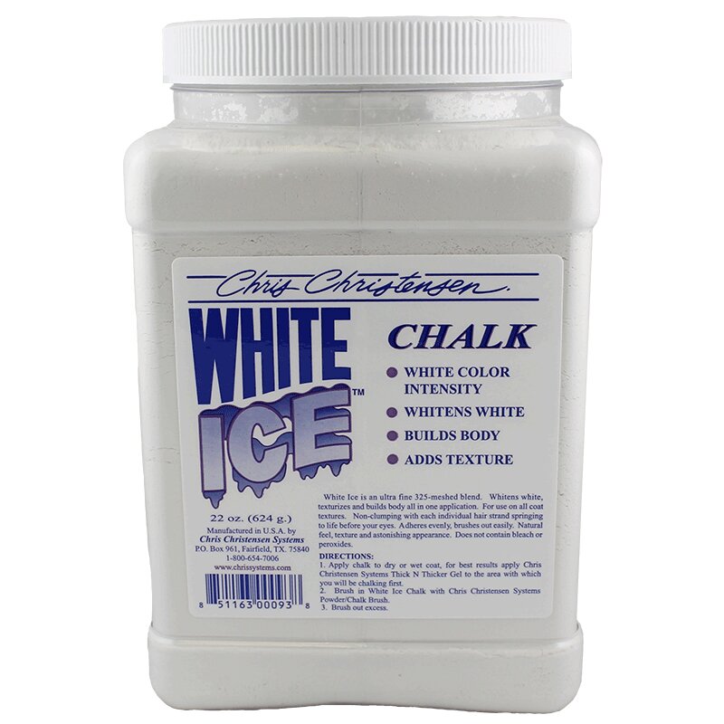 Пудра Chris Christensen «White Ice» 624 г (для відбілювання шерсті)
