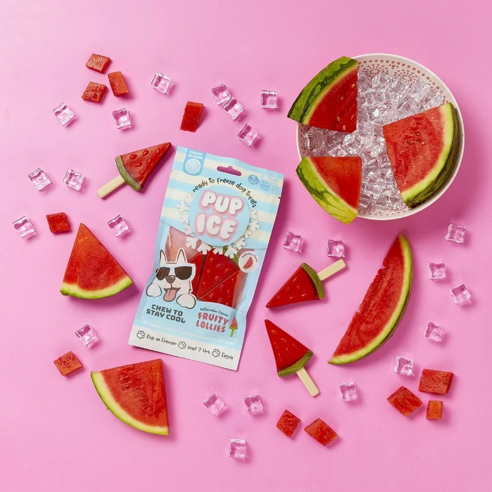 Мороженое для собак Pup Ice Fruity Lollies 3 шт. х 30 г — арбуз Мороженое для собак Pup Ice Fruity Lollies 3 шт. х 30 г — арбуз