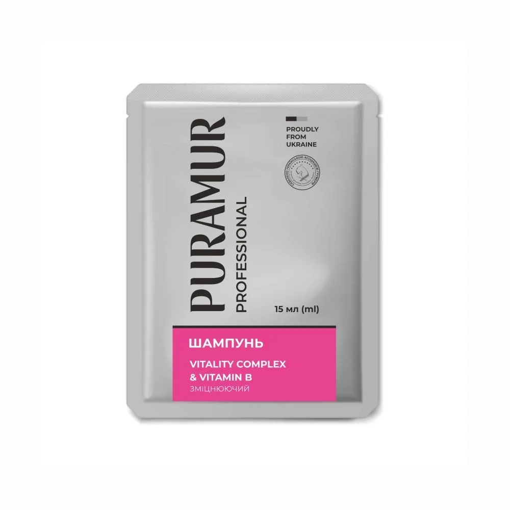 Puramur Vitality Complex with Vitamin B шампунь для собак 15 мл Puramur Vitality Complex with Vitamin B шампунь для собак 15 мл
