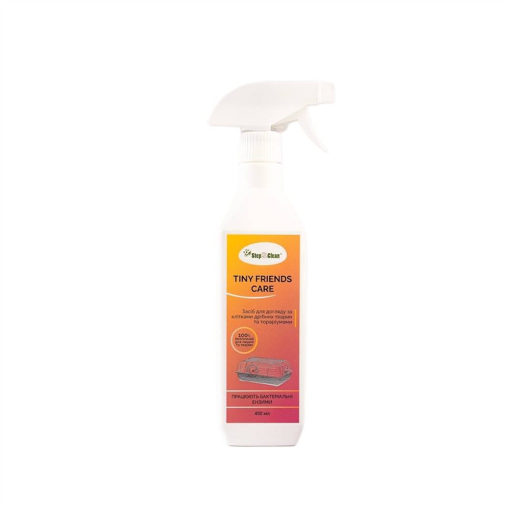 Засіб для догляду за клітками гризунів Step2Clean Tiny Friends Care 450 мл Засіб для догляду за клітками гризунів Step2Clean Tiny Friends Care 450 мл