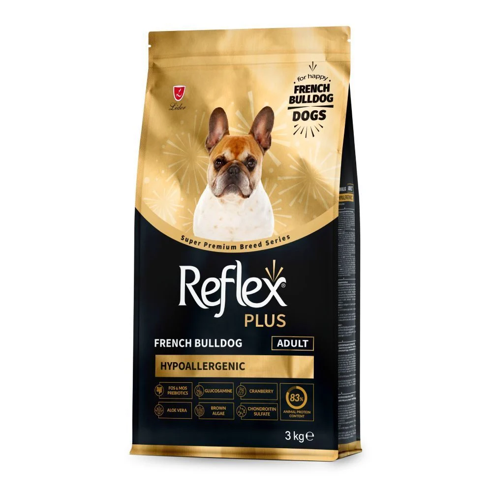 Сухой корм для собак Reflex Plus French Bulldog Adult 3 кг Сухой корм для собак Reflex Plus French Bulldog Adult 3 кг