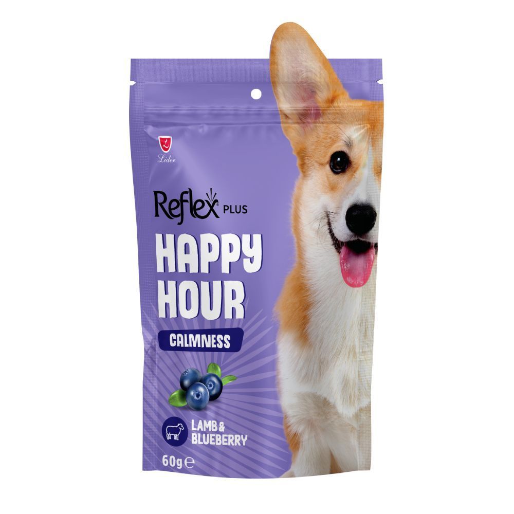 Лакомства для собак Reflex Plus Happy Hour Calmness 60 г — ягненок и черника Лакомства для собак Reflex Plus Happy Hour Calmness 60 г — ягненок и черника
