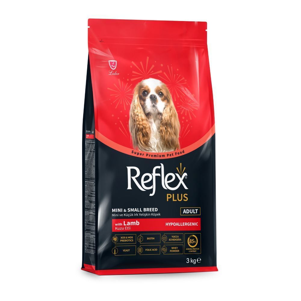 Сухий корм для собак Reflex Plus Hypoallergenic Mini & Small Breed Adult 3 кг - ягня Сухий корм для собак Reflex Plus Hypoallergenic Mini & Small Breed Adult 3 кг - ягня