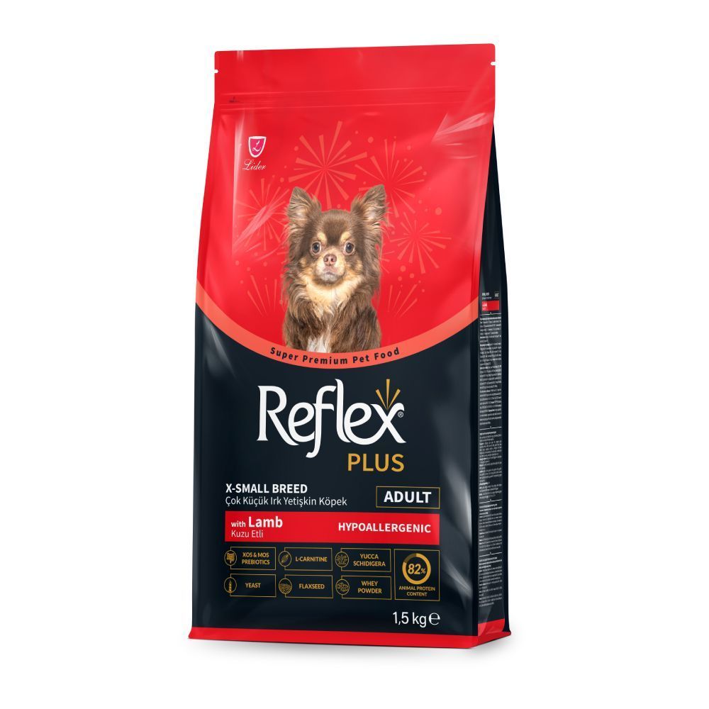 Сухий корм для собак Reflex Plus Hypoallergenic X-Small Breed Adult 1,5 кг - ягня Сухий корм для собак Reflex Plus Hypoallergenic X-Small Breed Adult 1,5 кг - ягня