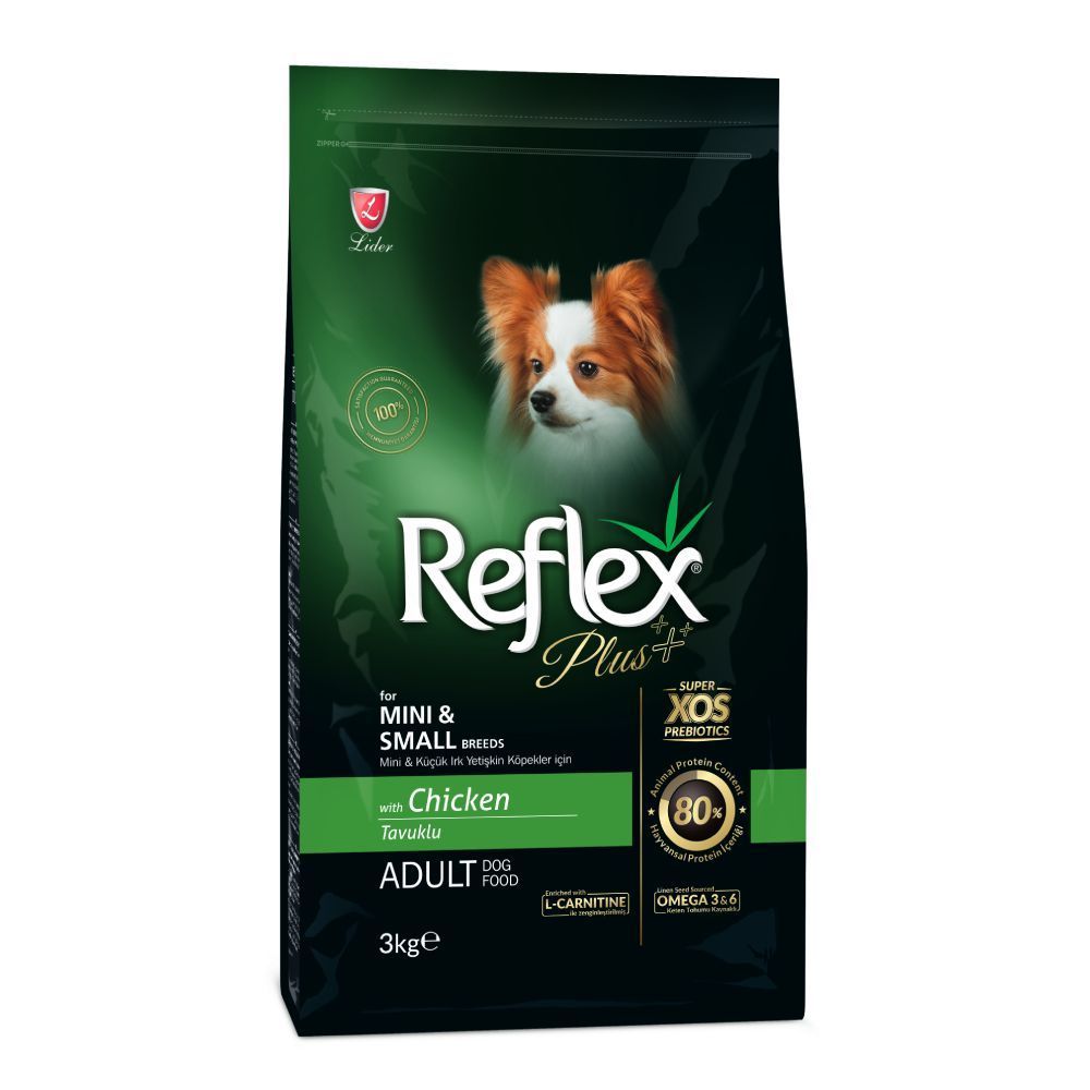 Сухий корм для собак Reflex Plus Mini & Small Breed Adult 3 кг - курка