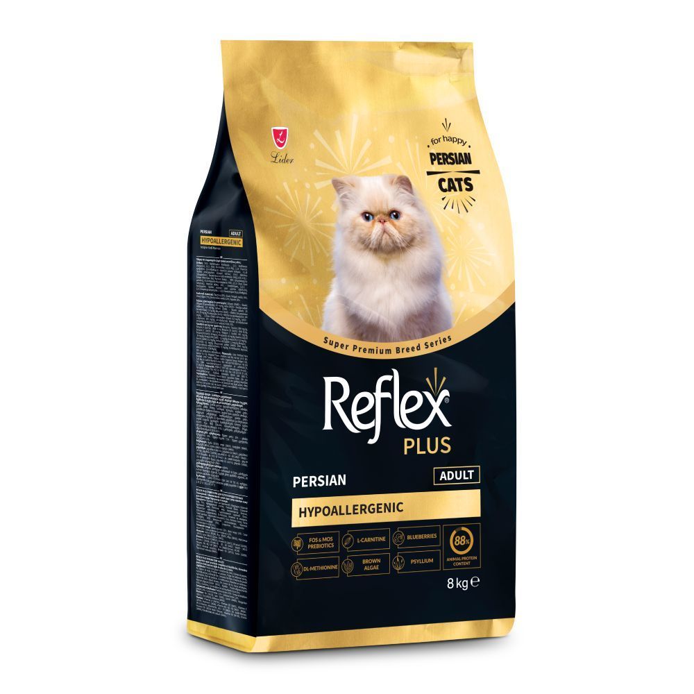 Сухой корм для кошек Reflex Plus Persian Adult Hypoallergenic 8 кг - курица Сухой корм для кошек Reflex Plus Persian Adult Hypoallergenic 8 кг - курица
