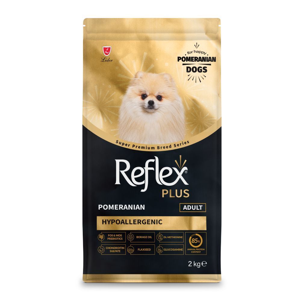 Сухой корм для собак Reflex Plus Pomeranian Adult 2 кг Сухой корм для собак Reflex Plus Pomeranian Adult 2 кг