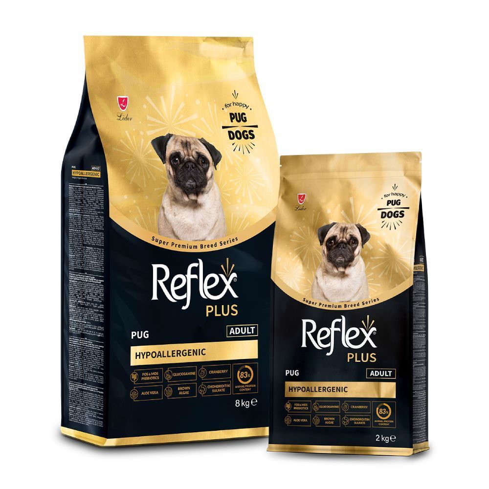 Сухой корм для собак Reflex Plus Pug Adult 8 кг Сухой корм для собак Reflex Plus Pug Adult 8 кг