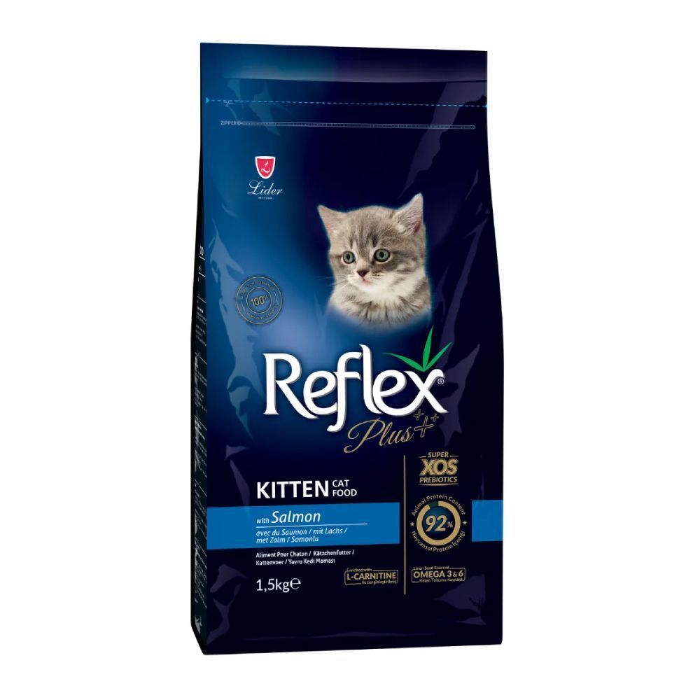 Сухий корм для кошенят Reflex Plus Kitten 1,5 кг - лосось Сухий корм для кошенят Reflex Plus Kitten 1,5 кг - лосось