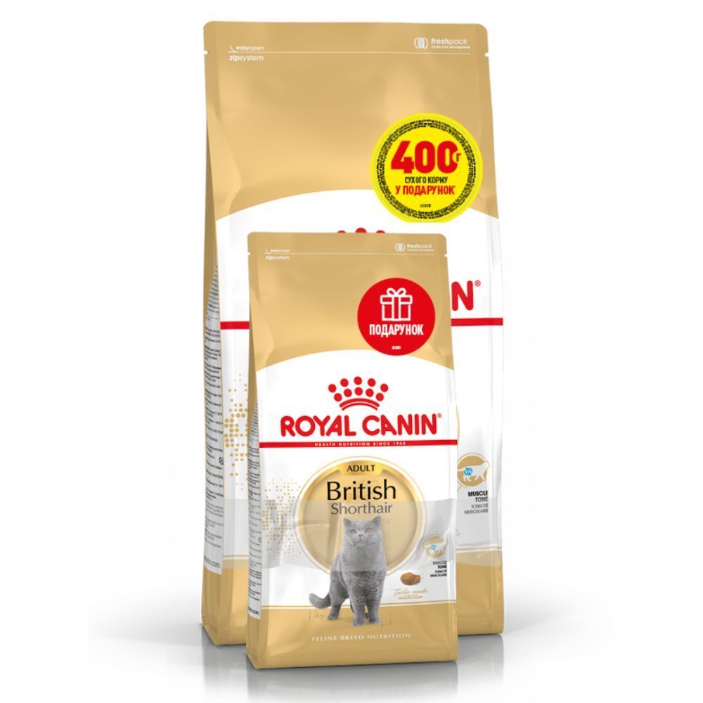 Сухий корм для котів Royal Canin British Shorthair Adult 2 кг + 400 г Сухий корм для котів Royal Canin British Shorthair Adult 2 кг + 400 г