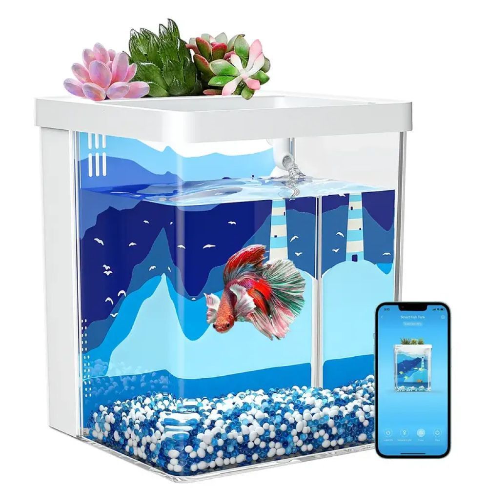 Розумний акваріум Petkit-mini EraArk прямий 16,4 x 21,3 x 16,4 см (5 л) Розумний акваріум Petkit-mini EraArk прямий 16,4 x 21,3 x 16,4 см (5 л)