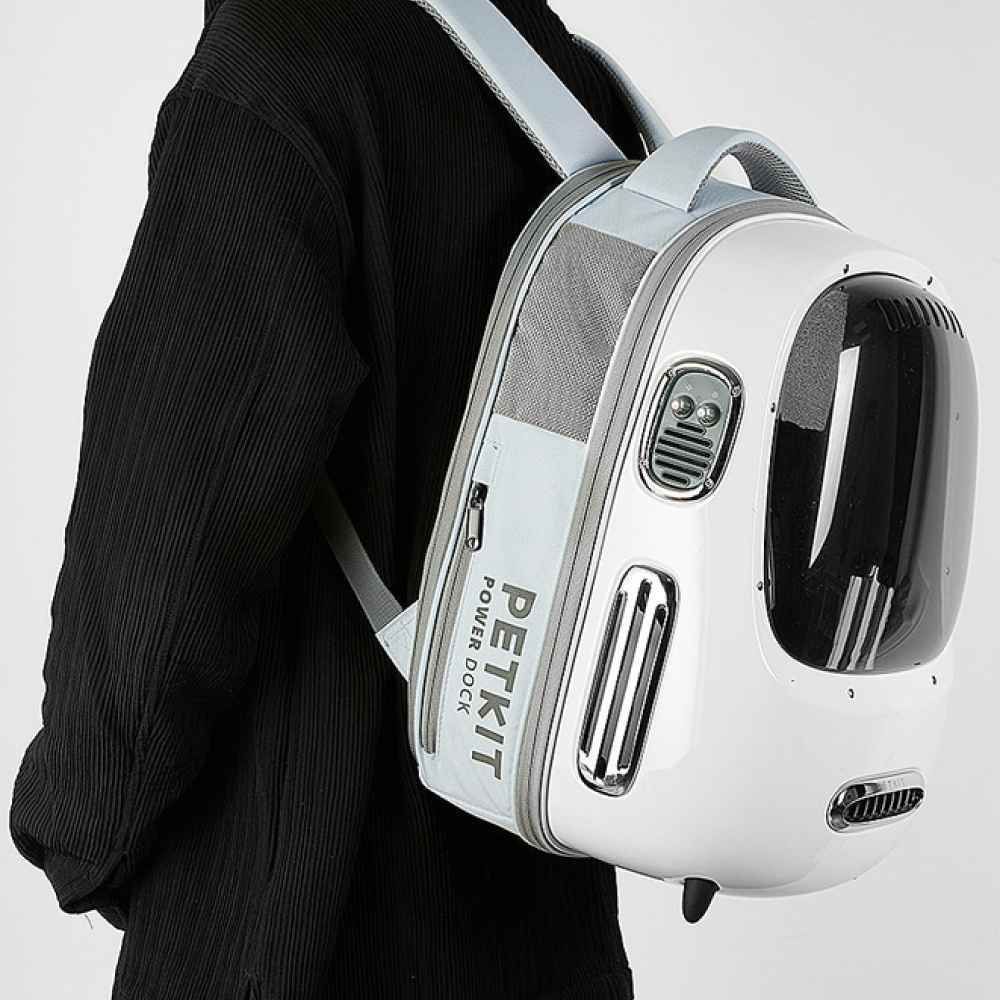 Рюкзак-переноска для котів Petkit Breezy 2 Smart Cat Carrier White Рюкзак-переноска для котів Petkit Breezy 2 Smart Cat Carrier White