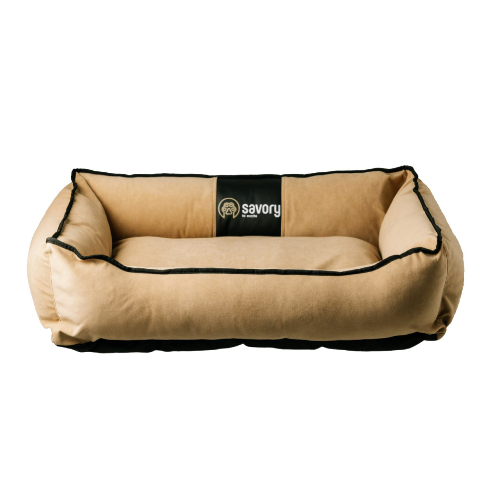 Savory Pure Zen L лежак для собак 90x80 см - бежевий Savory Pure Zen L лежак для собак 90x80 см - бежевий