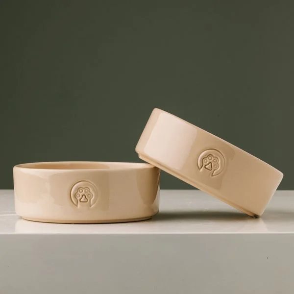 Savory Classic Ceramic Bowl миска для котів 450 мл - бежевий Savory Classic Ceramic Bowl миска для котів 450 мл - бежевий