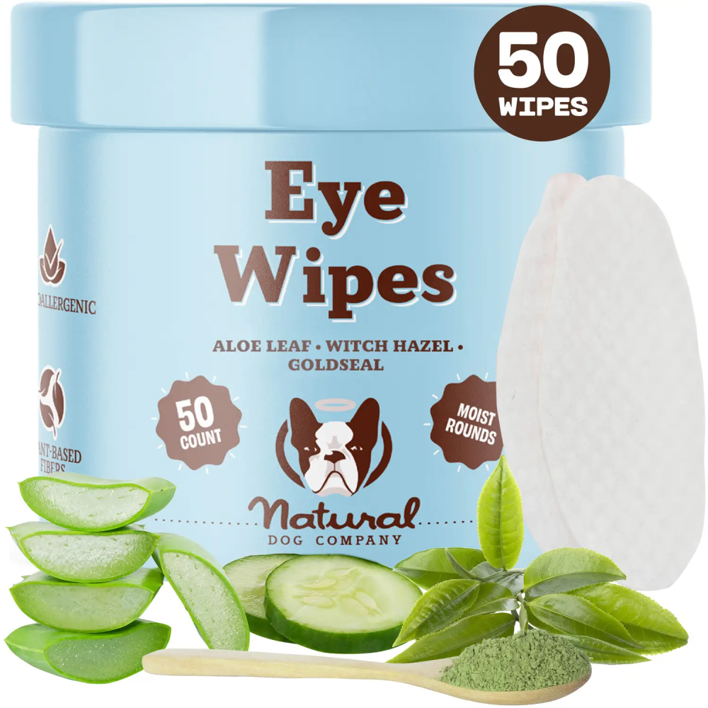 Салфетки для собак Natural Dog Company Eye Wipes 50 шт Салфетки для собак Natural Dog Company Eye Wipes 50 шт