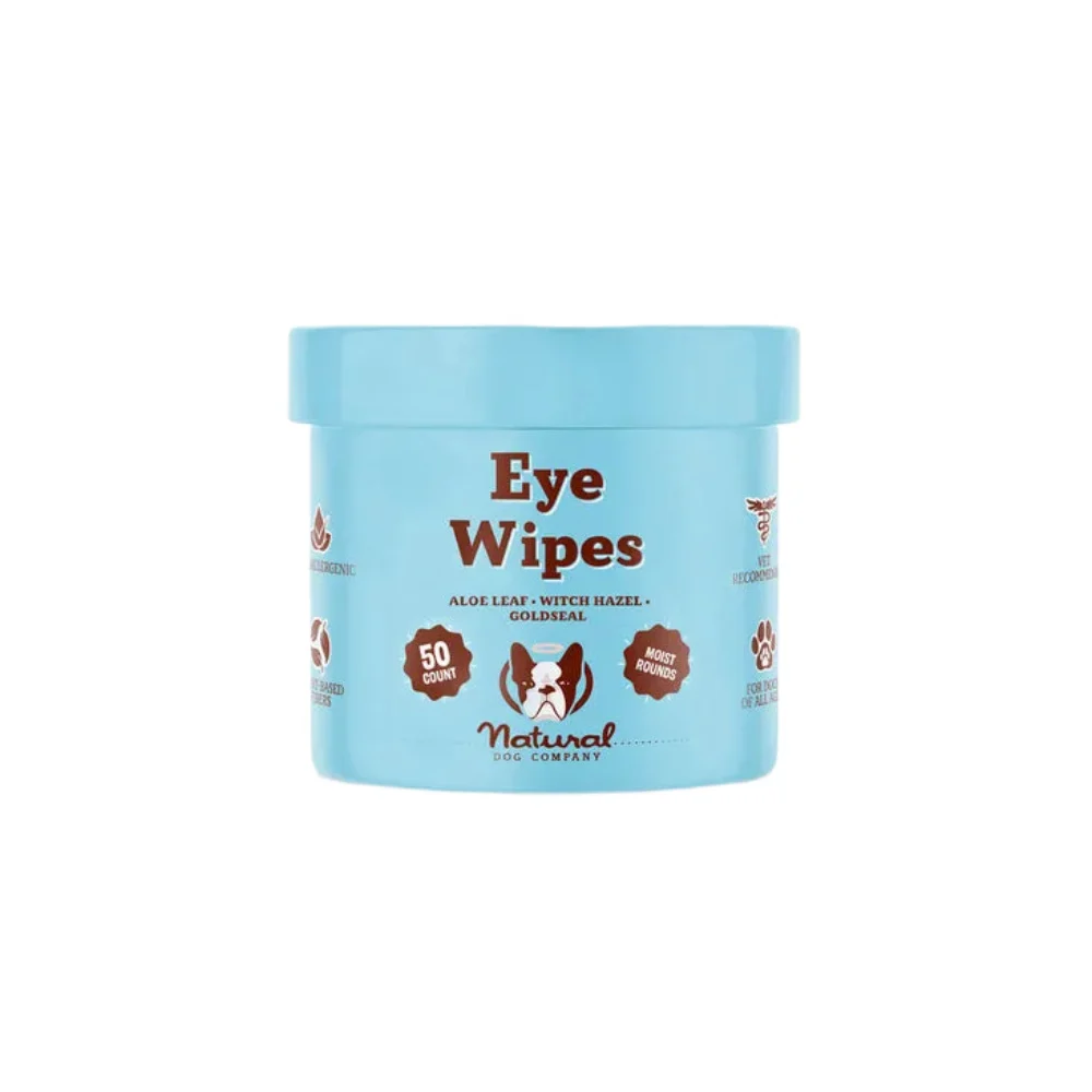 Салфетки для собак Natural Dog Company Eye Wipes 50 шт Салфетки для собак Natural Dog Company Eye Wipes 50 шт